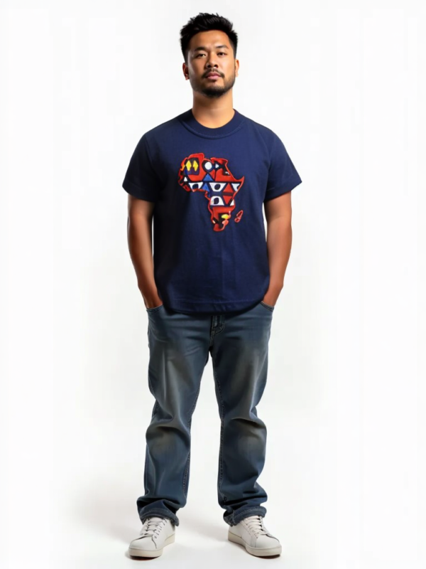 Afri Sunrise Maxi - Bold High Neck Sleeveless Maxi Dress with Vibrant African Print